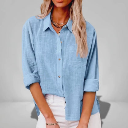 EVELIA | ELEGANTE LEINENBLUSE FÜR JEDEN TAG
