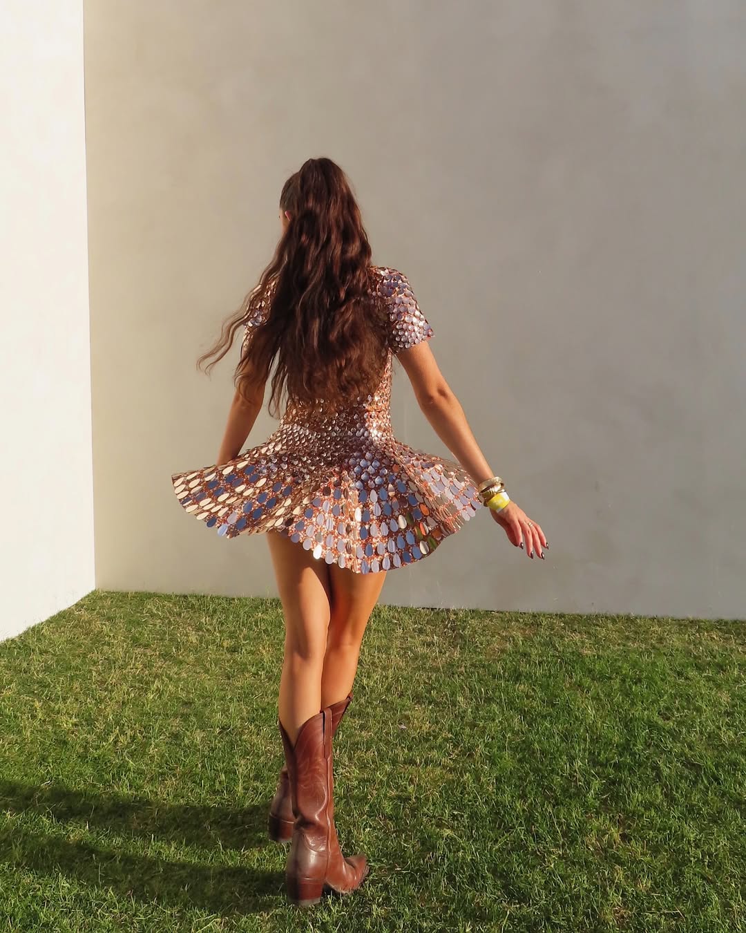 MONICA | Minikleid mit hohem Kragen